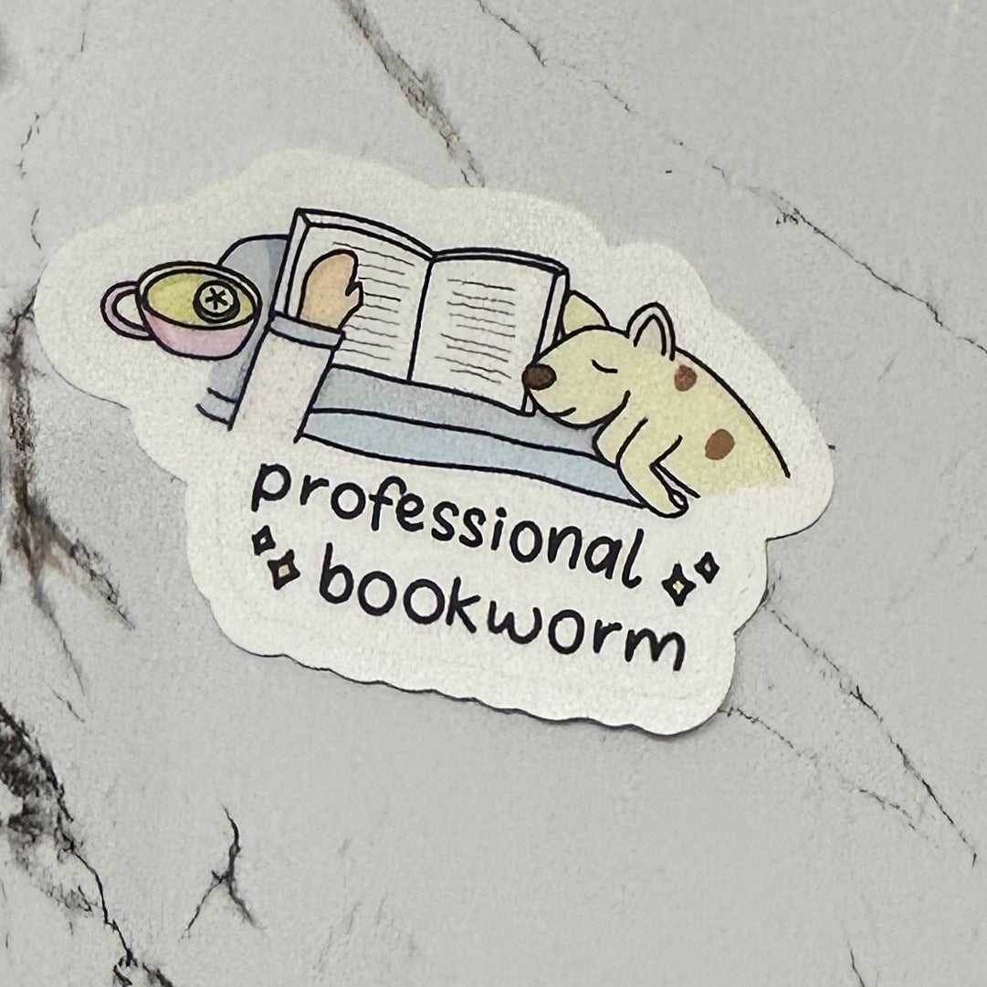 Professional Bookworm | Vinyl Stickers