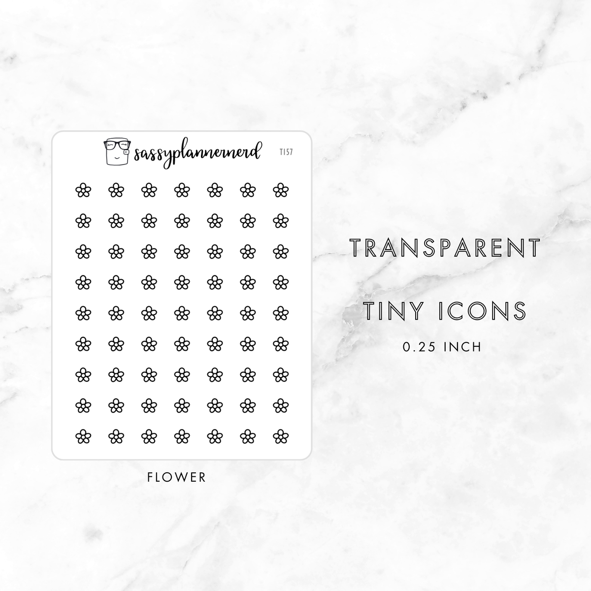 Flowers - tiny icons