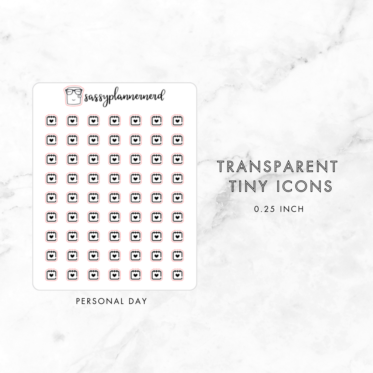 personal day - tiny icons