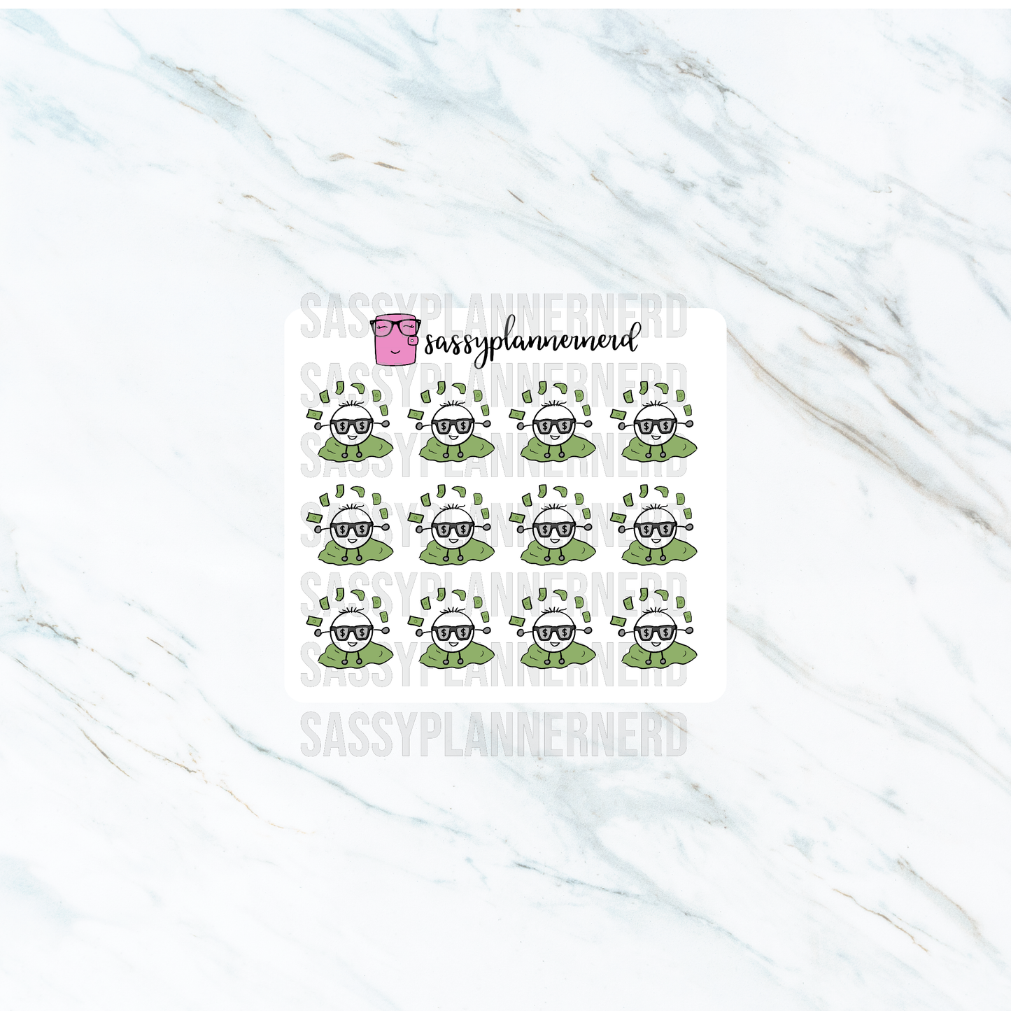 money pile | Bubba Stickers