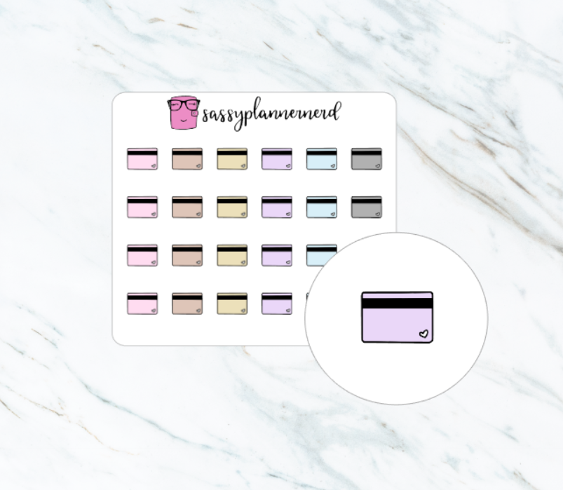 Credit Card Neutral | Doodle Stickers
