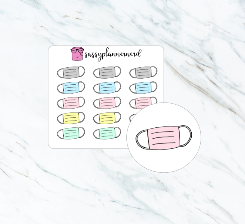 Face Masks | Doodle Stickers