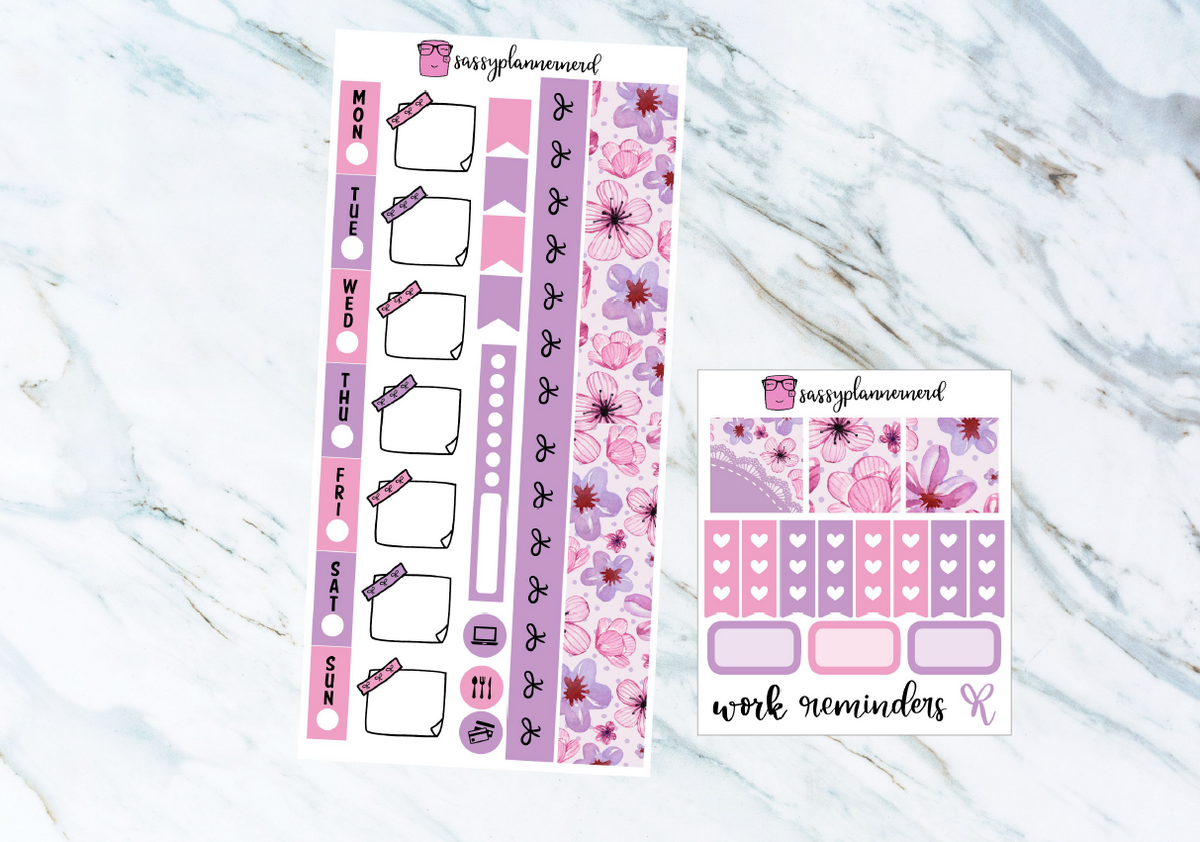 Floral Bloom | Hobo Weeks Sticker kit