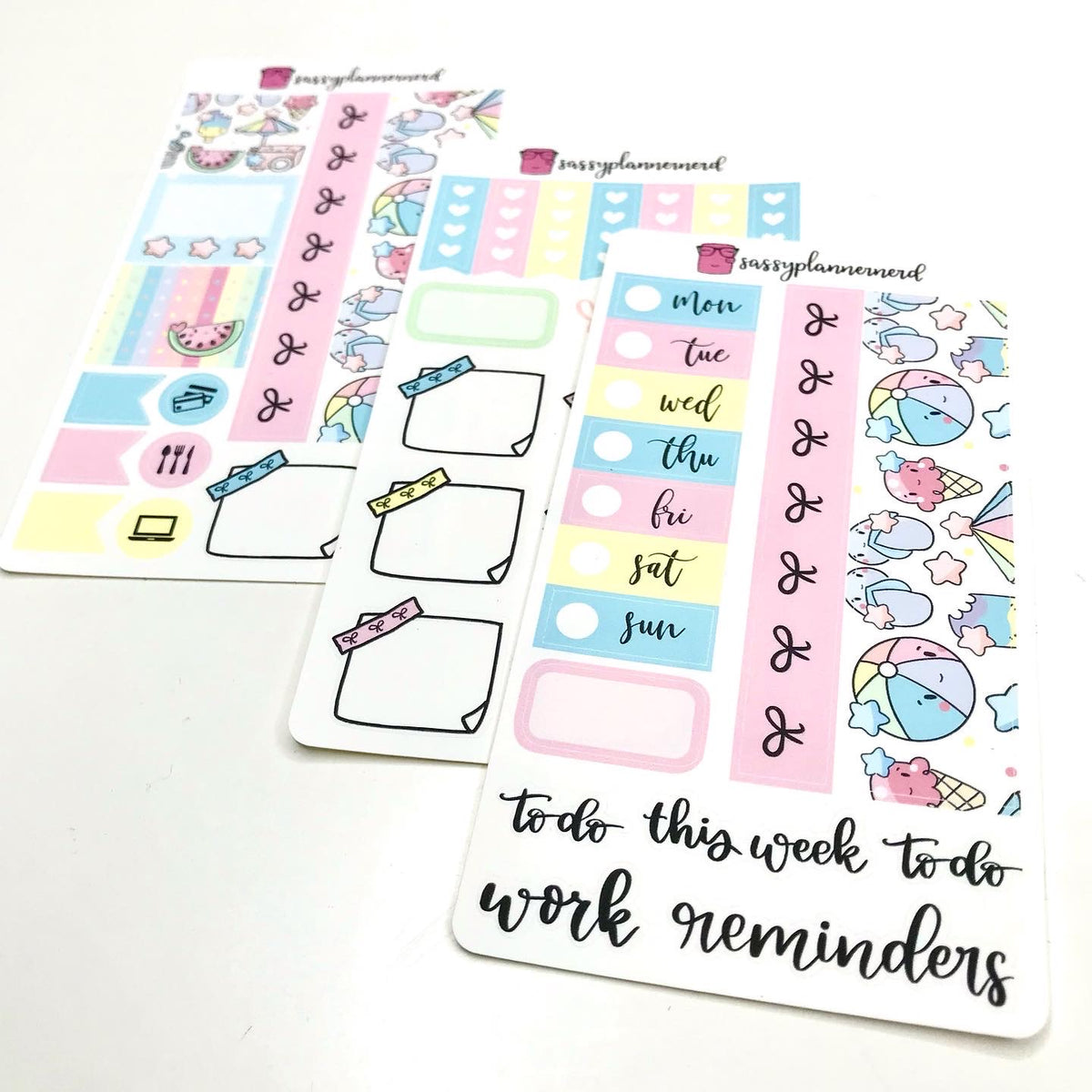 Beach Please | Hobo Weeks Sticker kit