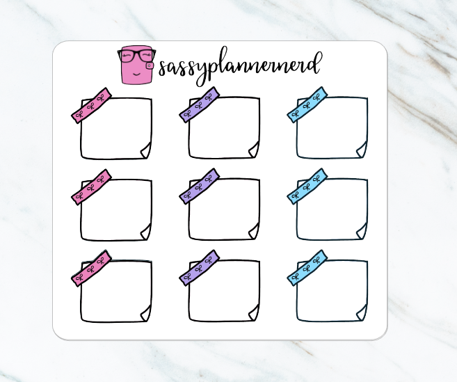 Sticky notes mini | Doodle Stickers