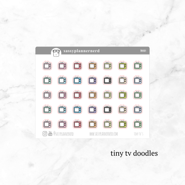 All 10 sheets | tiny doodle stickers