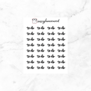 to do | mini scripts | Clear Stickers