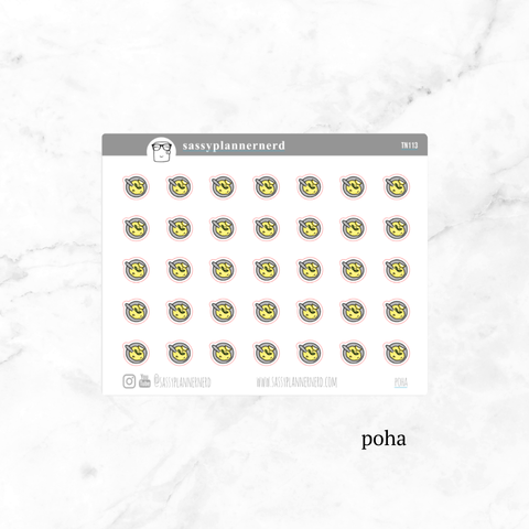 poha | tiny doodle stickers