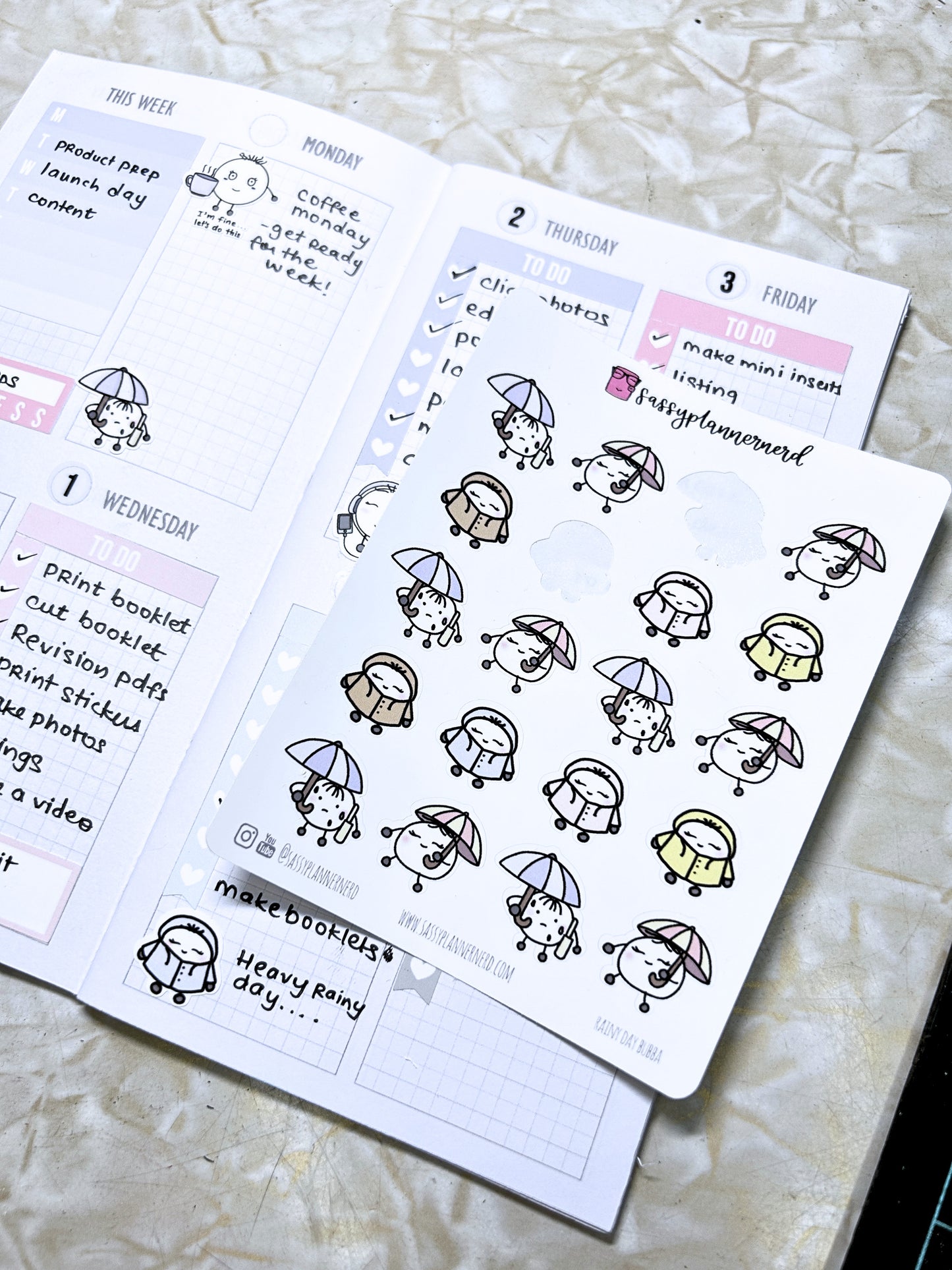 Rainy day | Bubba Stickers