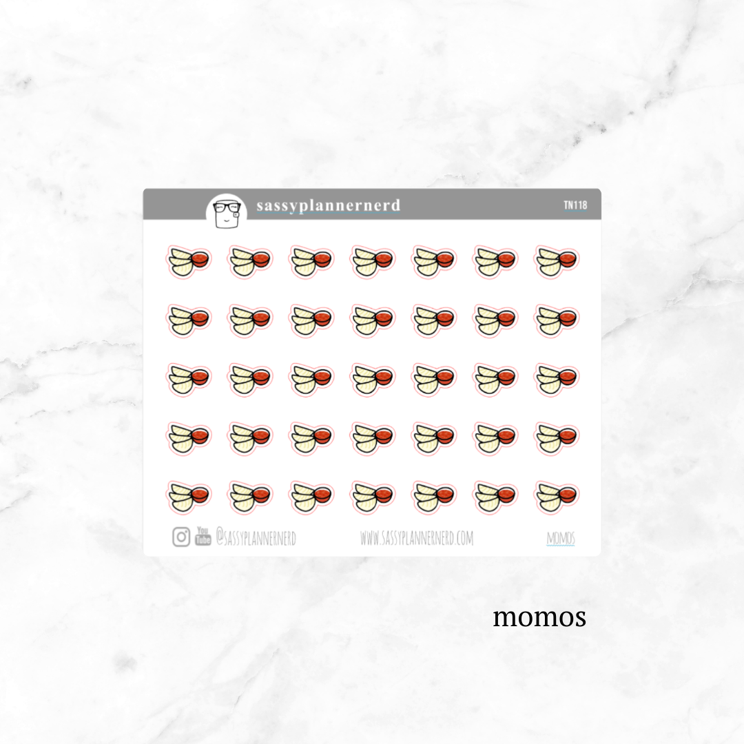 momos | tiny doodle stickers