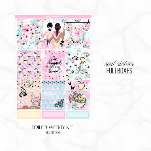 Soul Sister | FOILED Weekly kit | Silver foil