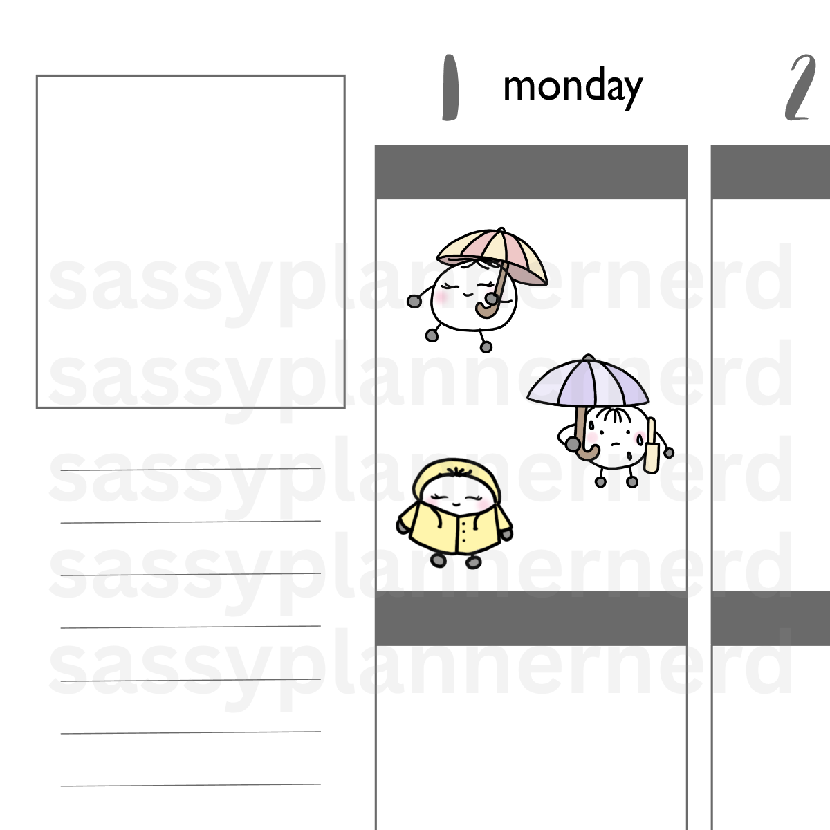 Rainy day | Bubba Stickers