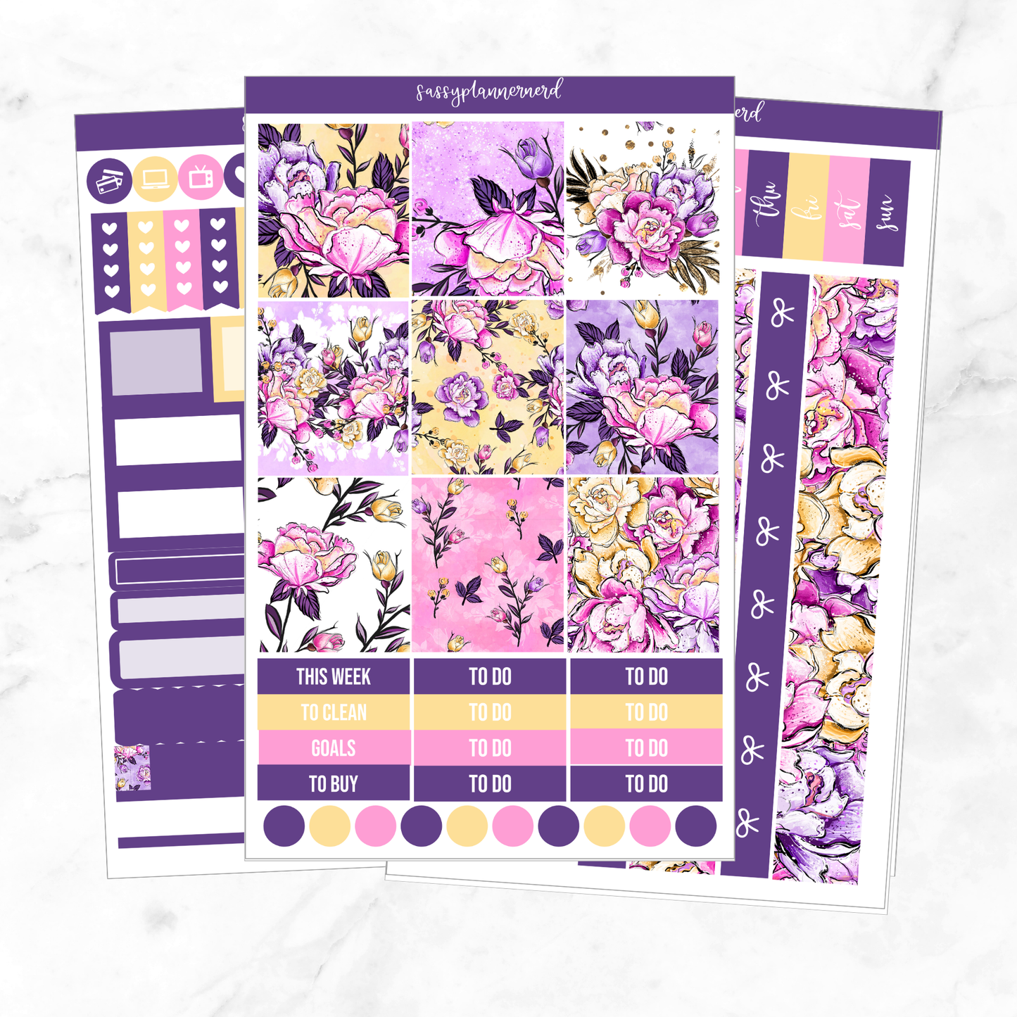 floral dreams Hobonichi cousin kit
