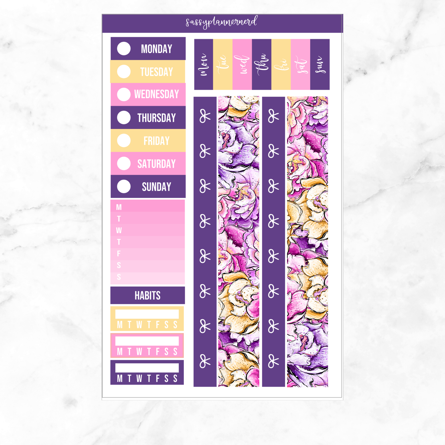 floral dreams Hobonichi cousin kit