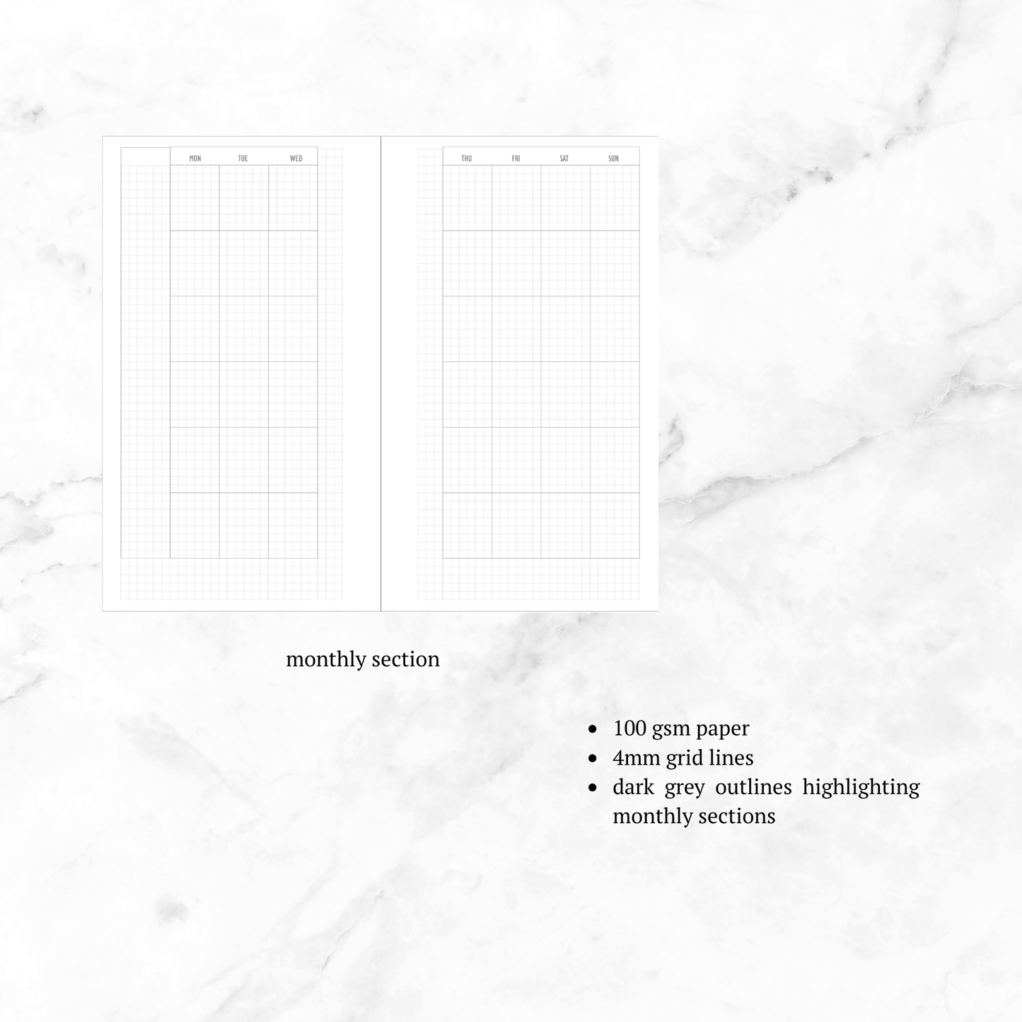 Make It Happen | undated planner - beige