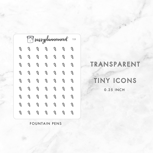 Fountain pens  - tiny icons
