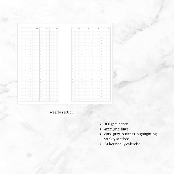 Make It Happen | undated planner - rosepink