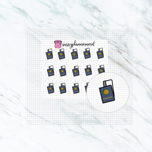 Passport | doodle stickers
