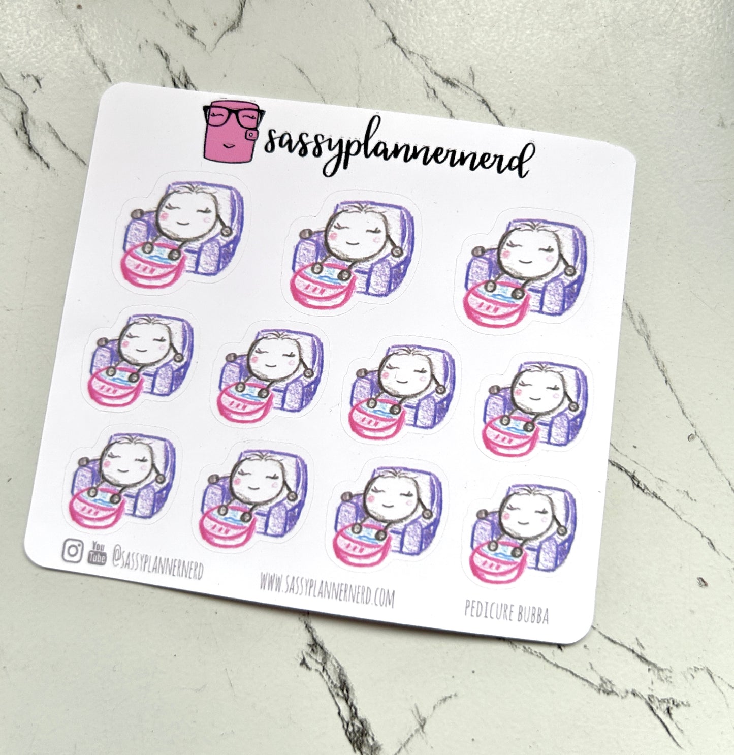 Pedicure - Spa | Bubba Stickers