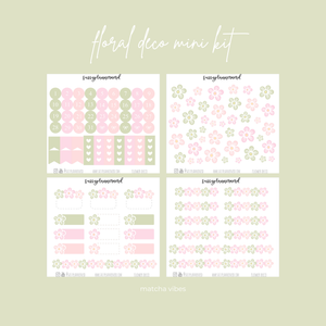 matcha vibes | flowers mini kit
