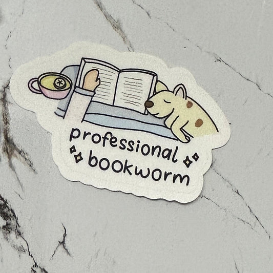 Professional Bookworm | Vinyl Stickers