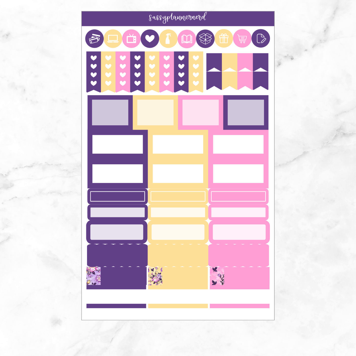 floral dreams Hobonichi cousin kit