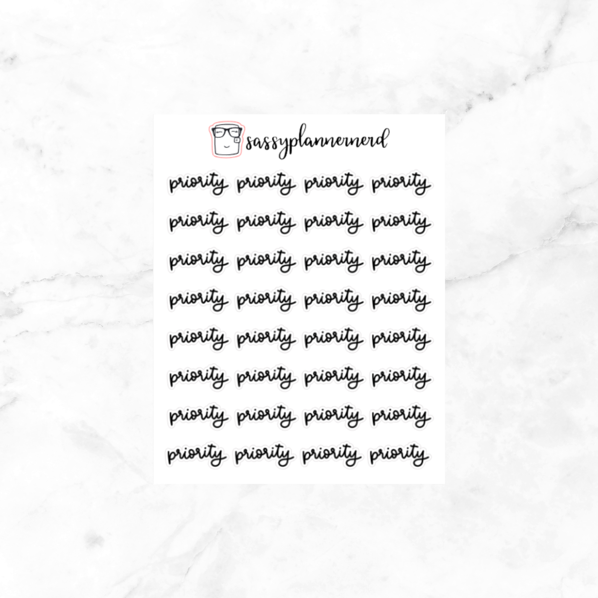 priority| mini scripts | Clear Stickers