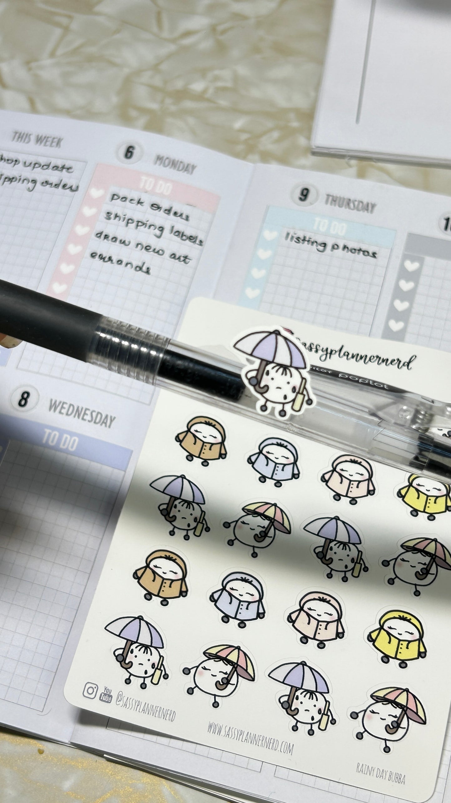 Rainy day | Bubba Stickers