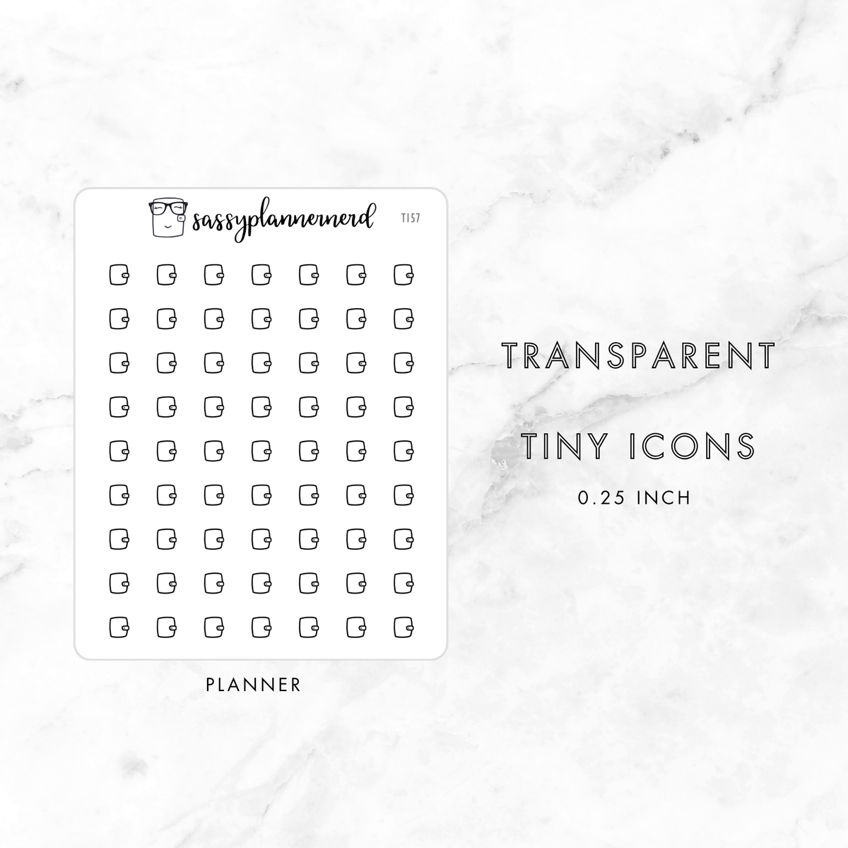 Planner  - tiny icons