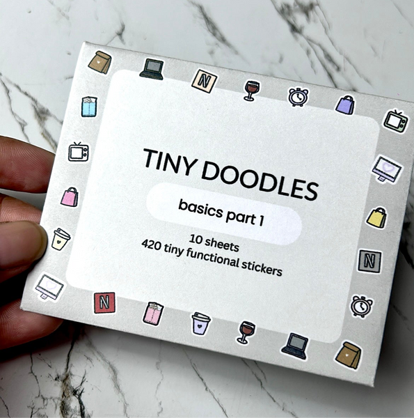 All 10 sheets | tiny doodle stickers