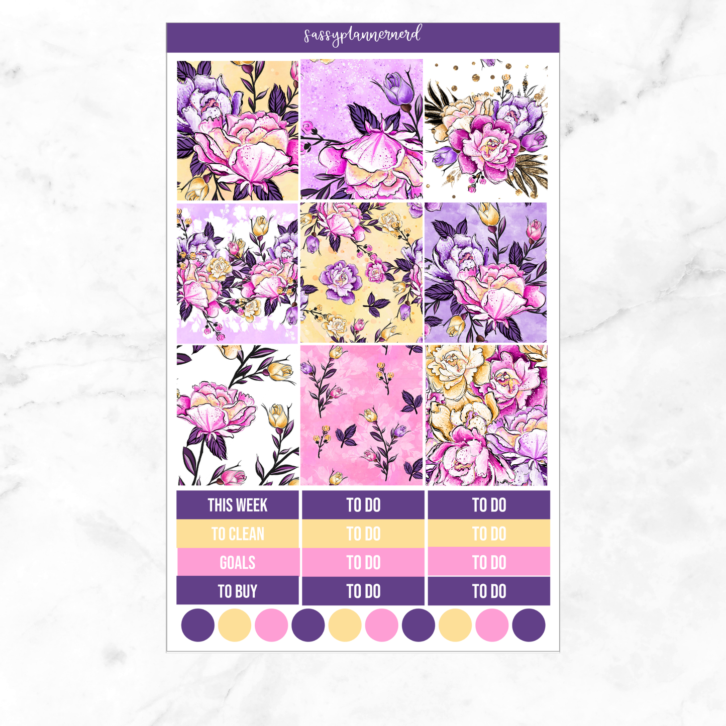 floral dreams Hobonichi cousin kit