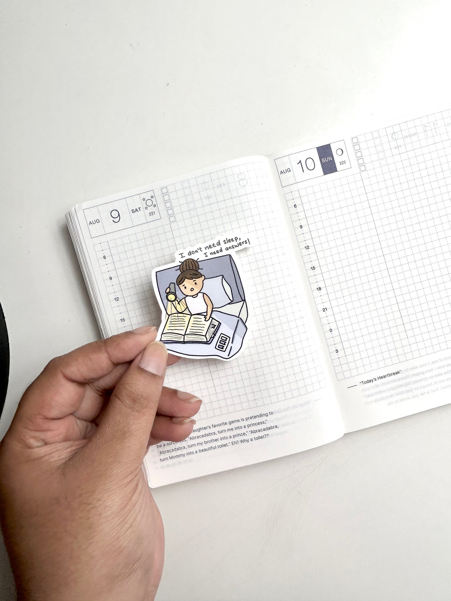 Reading girl // Laptop stickers // Vinyl Stickers