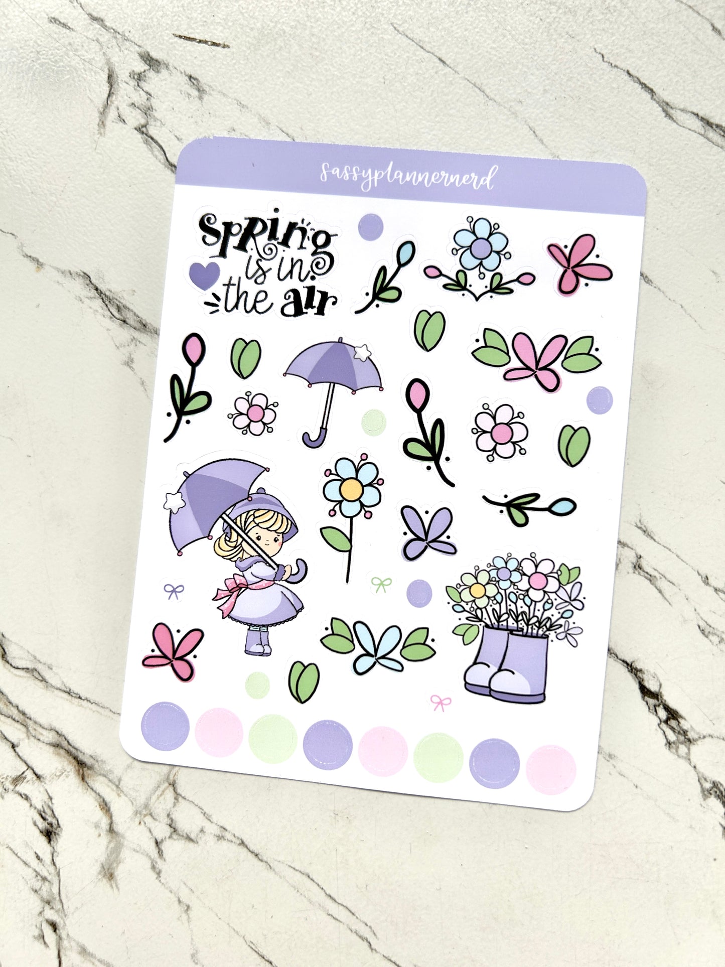April Showers | deco stickers