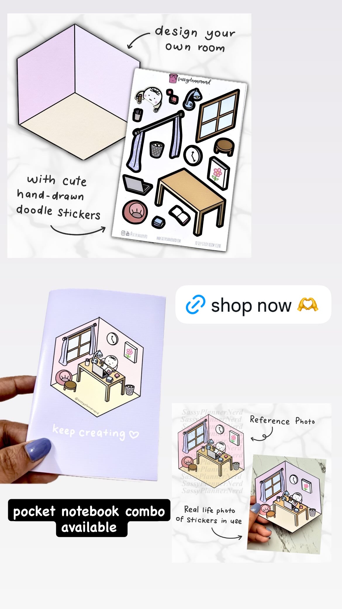 diy 3D miniature room scene