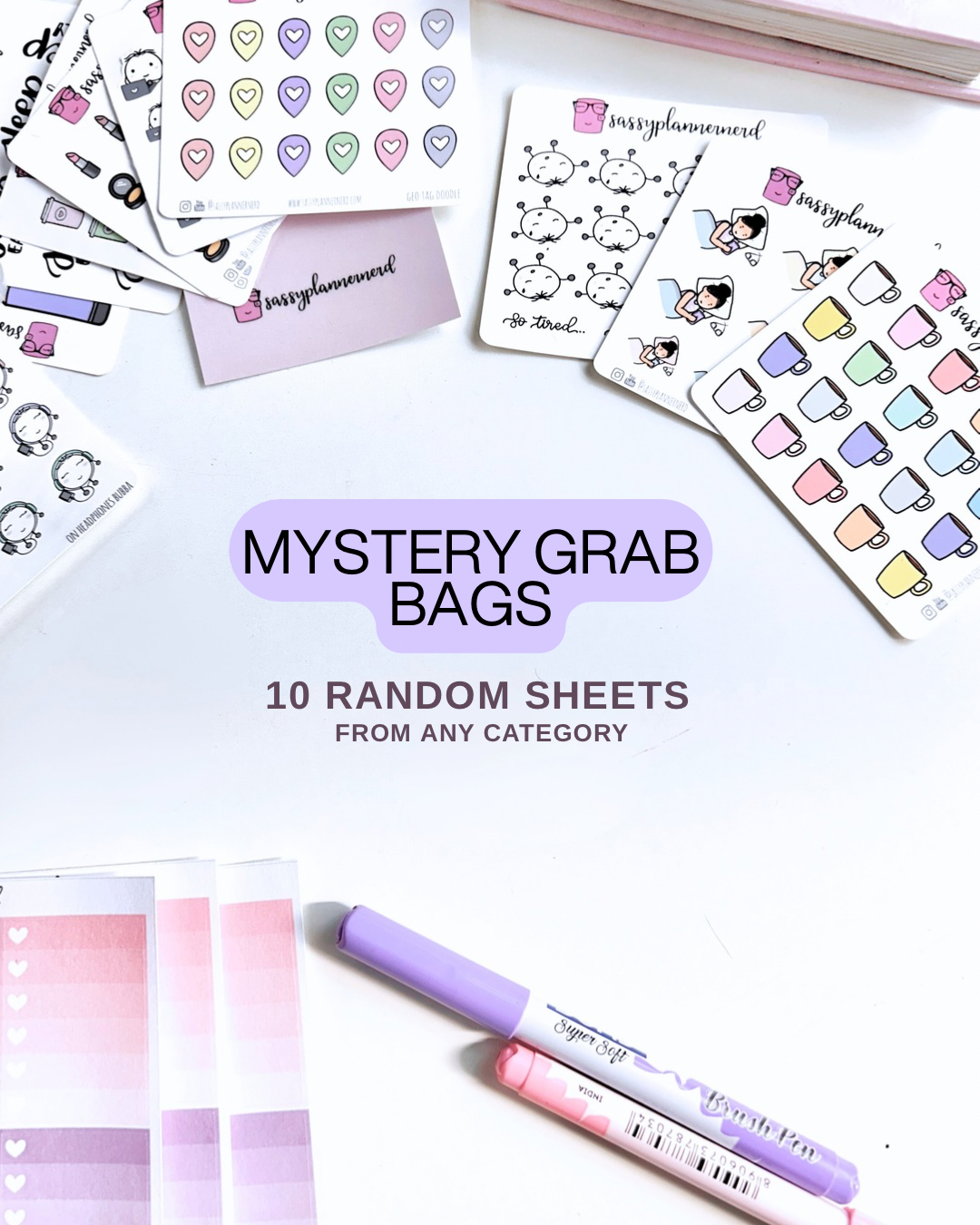 Mystery grab bag | doodle stickers