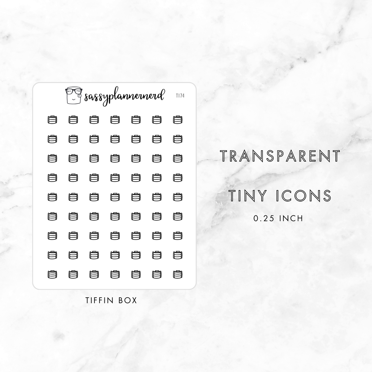 Tiffin box  - tiny icons