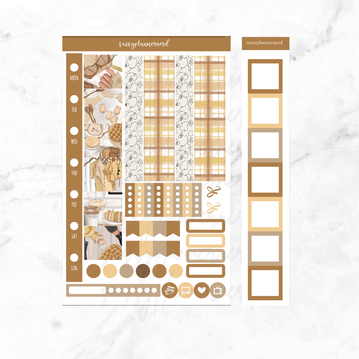 Cafe Vibes | Hobonichi Weeks Sticker kit