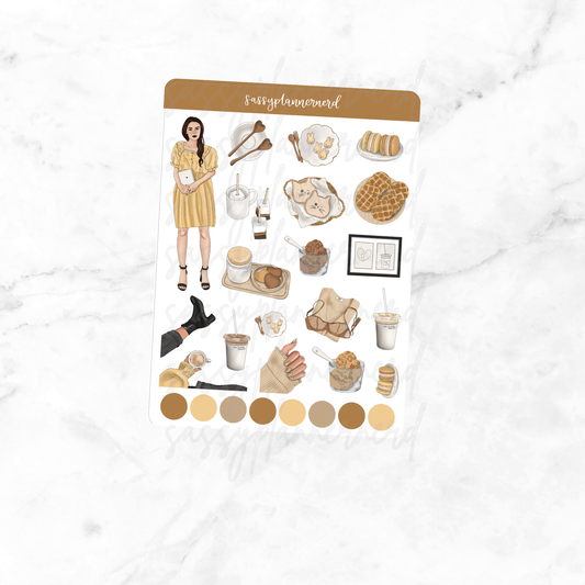 Cafe Vibes | deco stickers
