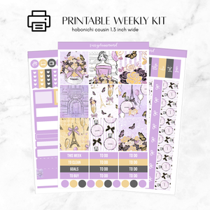 Printable Hobonichi Cousin Weekly kit - enchante’