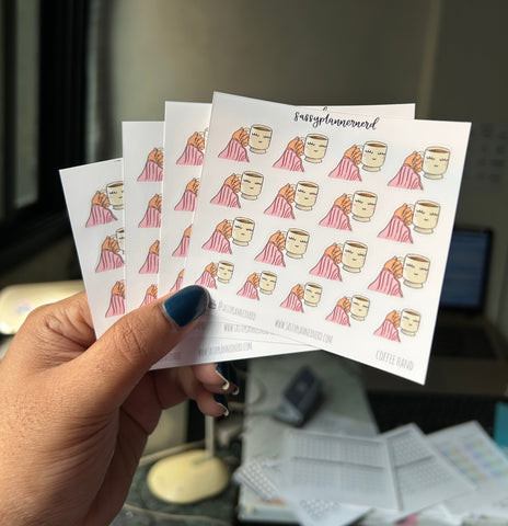 Coffee hand | Doodle Stickers