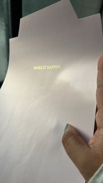 Make It Happen | undated planner - rosepink