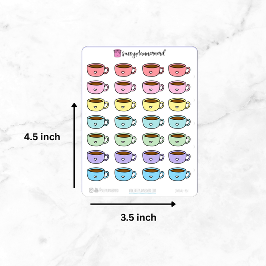 Coffee mugs small | Doodle Stickers