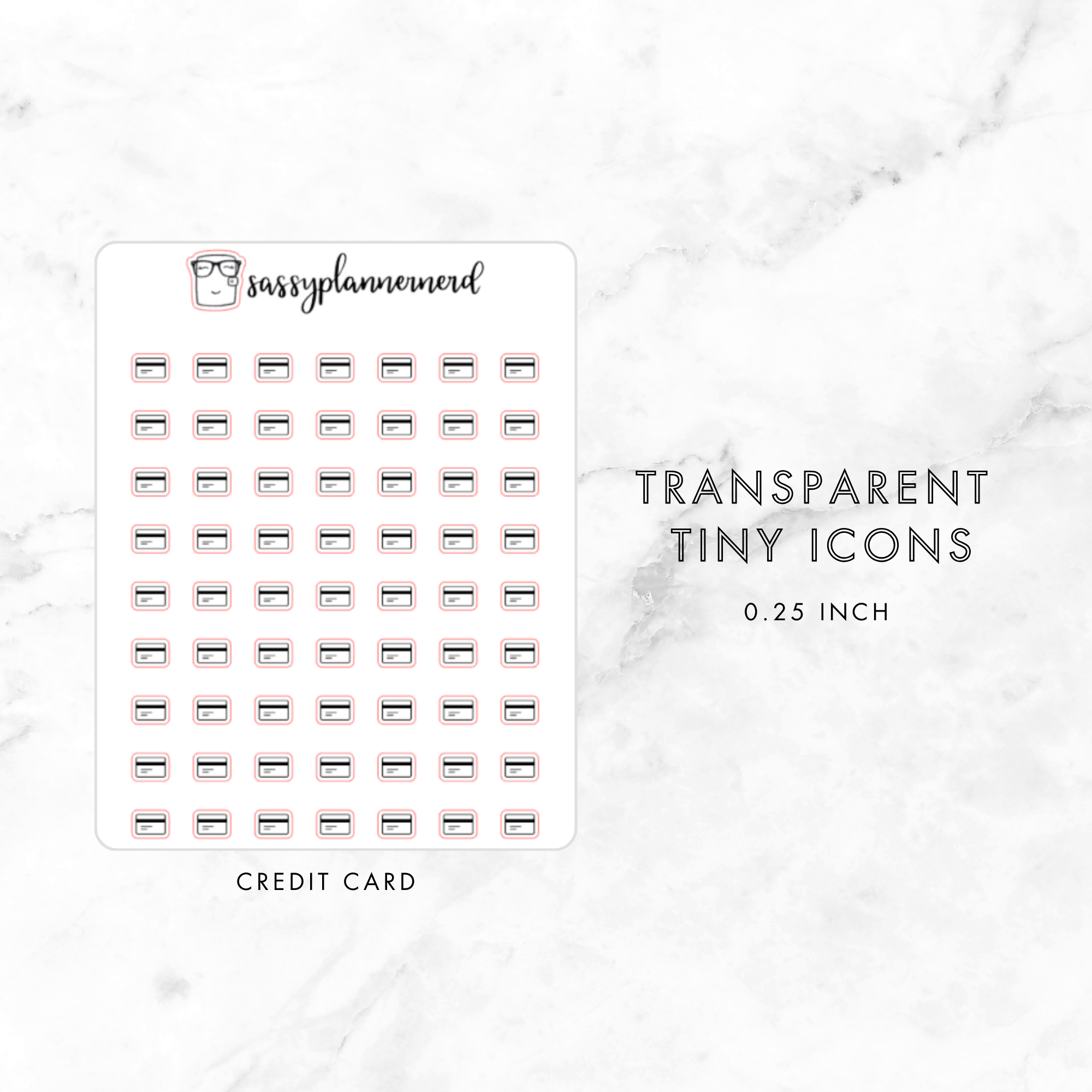 credit card - tiny icons
