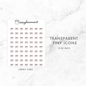credit card - tiny icons