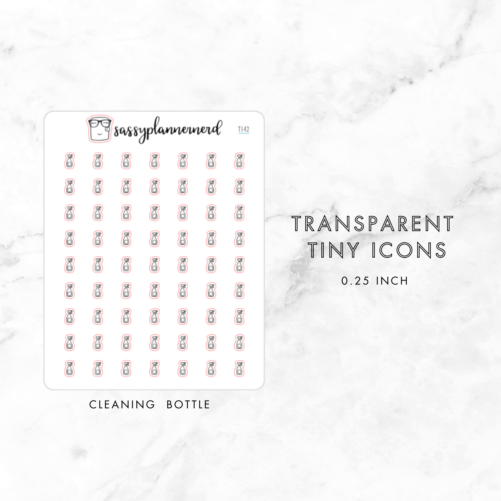 cleaning bottle - tiny icons