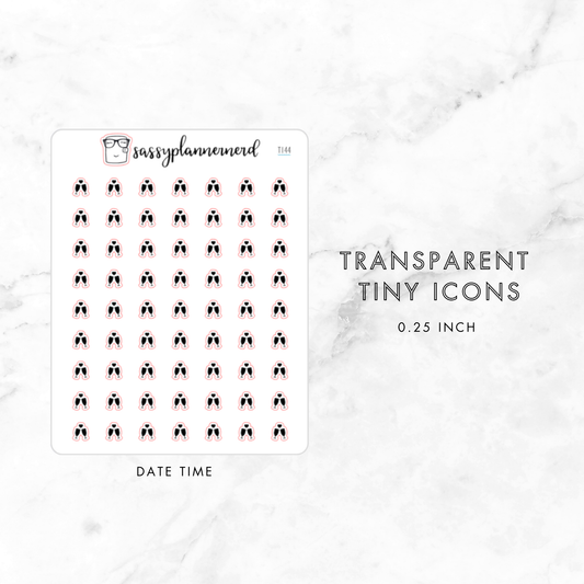 date time - tiny icons