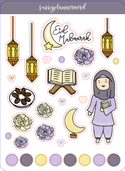 Eid Festival | deco stickers