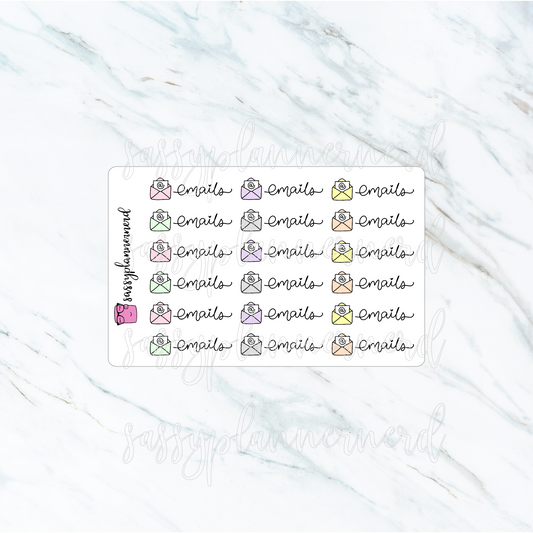Email | Doodle Stickers (1.3 inch wide)