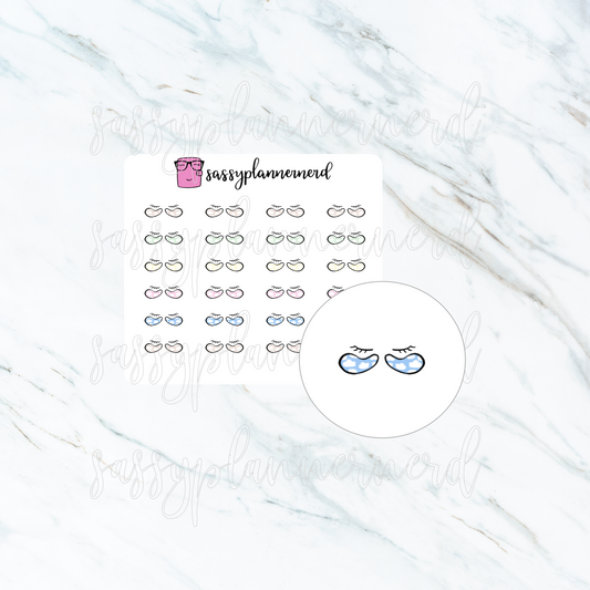Under Eye mask | doodle stickers
