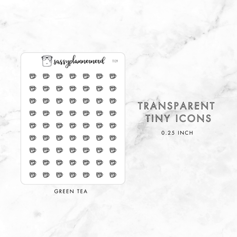 green tea - tiny icons